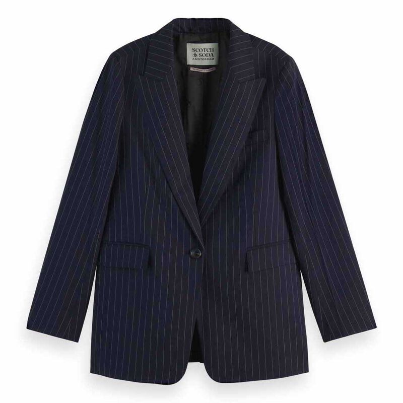 Scotch & Soda U965-Core Sb Fitted Blazer image number 0